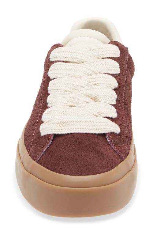 Santo Studio Balboa Low Top Sneaker In Burgundy