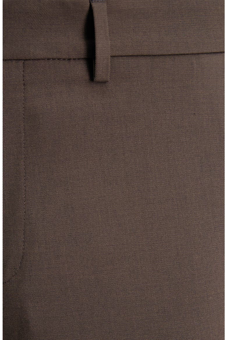 Slim Fit Sharkskin Pants, Alternate, color, BROWN