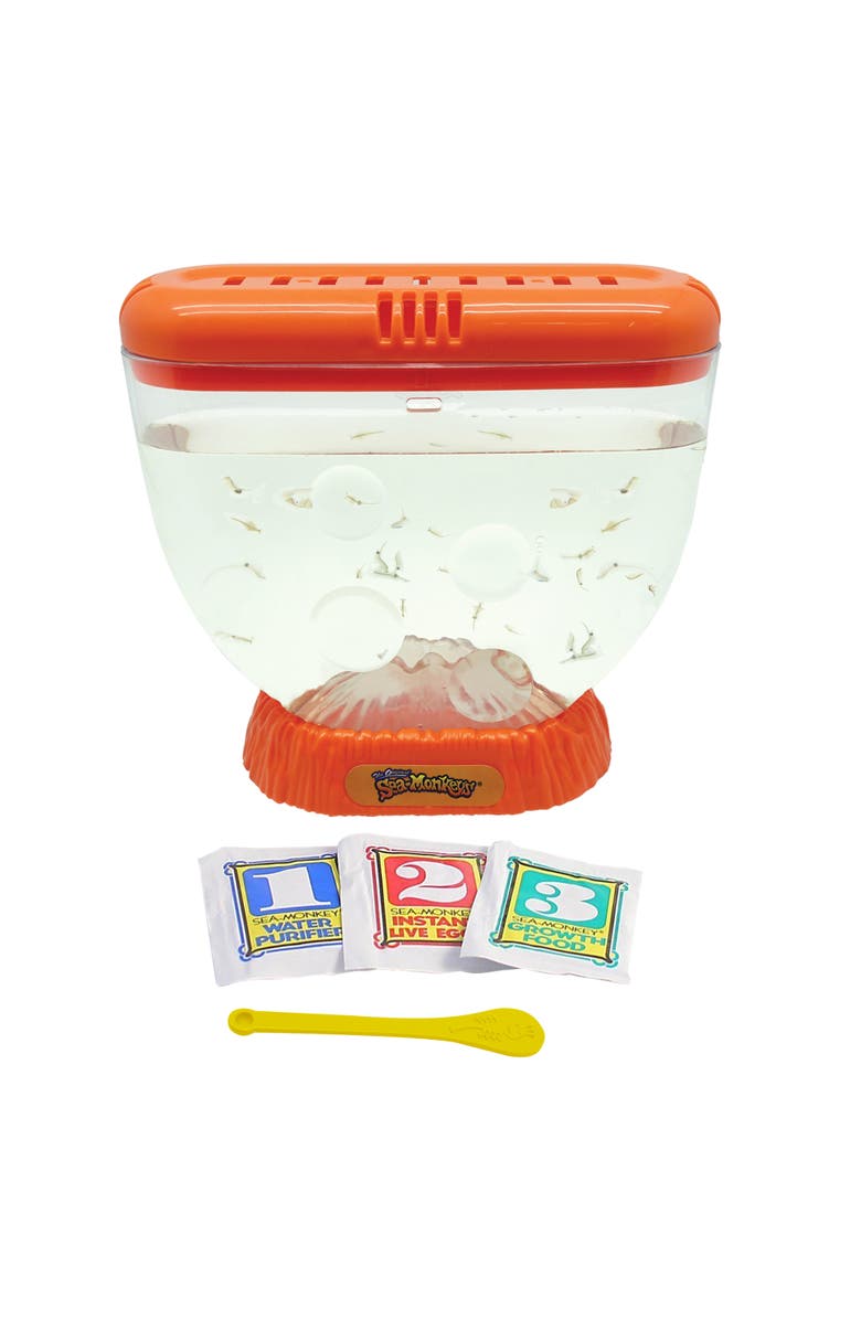 Schylling Seamonkey Ocean Volcano Instant Pets W/ Tank, Alternate, color, Multicolored