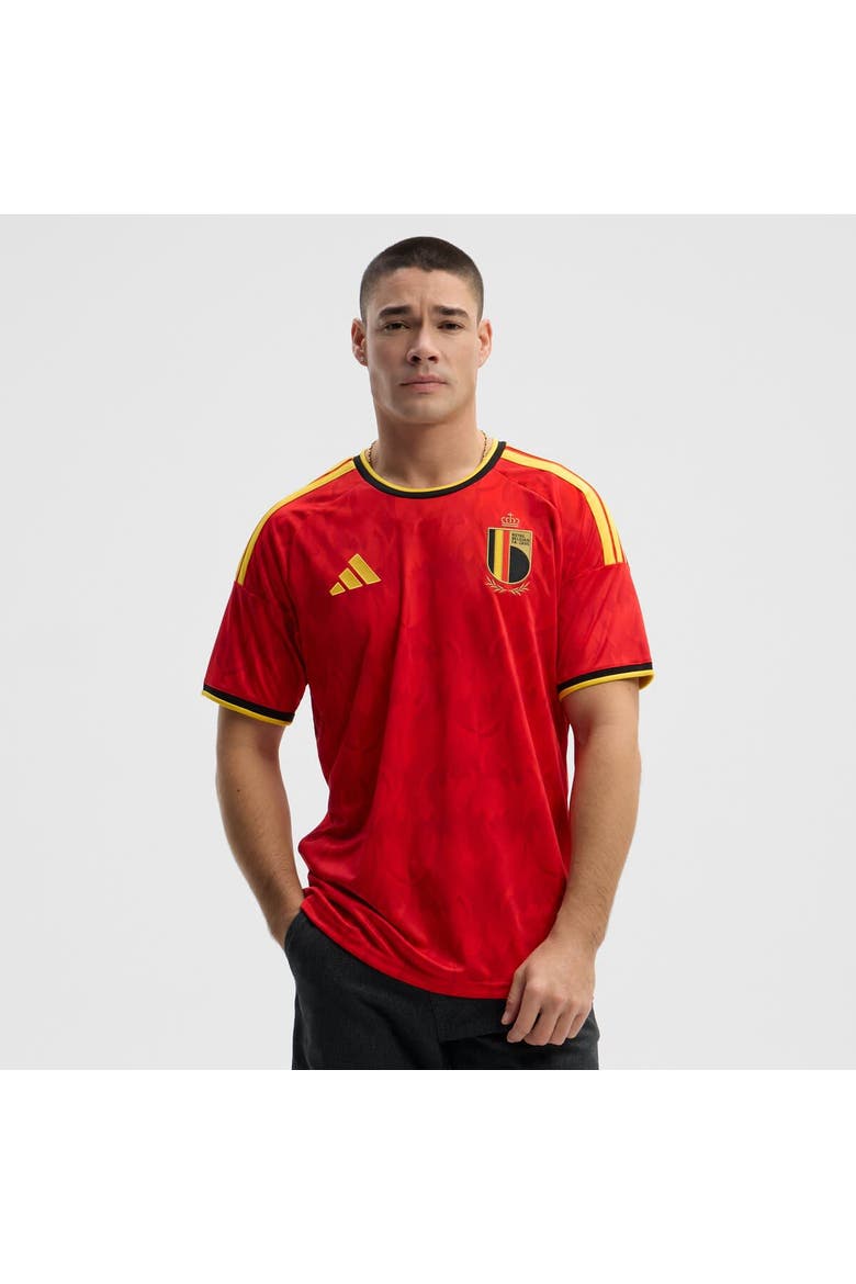 Men's adidas  Red Belgium National Team FIFA x World Cup 2026 Home Replica Jersey, Main, color, Red
