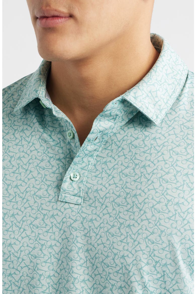 XC+™ Ace Performance Golf Polo, Alternate, color, SURF GREEN GOLF BALL