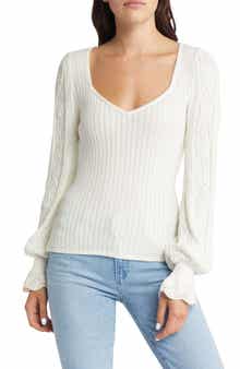 Europa Organic Cotton Blend Rib Sweater