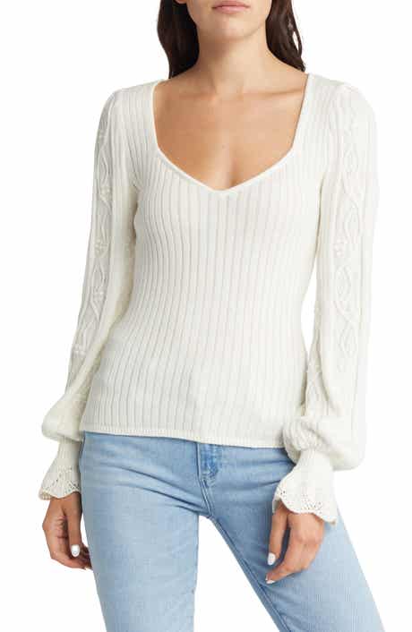 Europa Organic Cotton Blend Rib Sweater