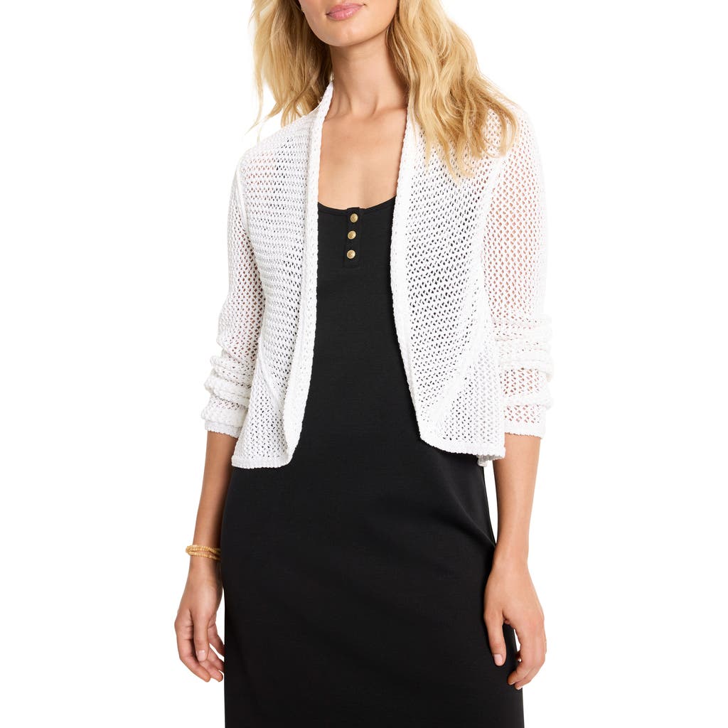 Nic + Zoe Nic+zoe Mesh Cocoon Cardigan