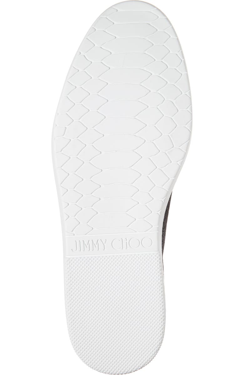 Jimmy Choo Benn Glitter Low Top Sneaker, Alternate, color,