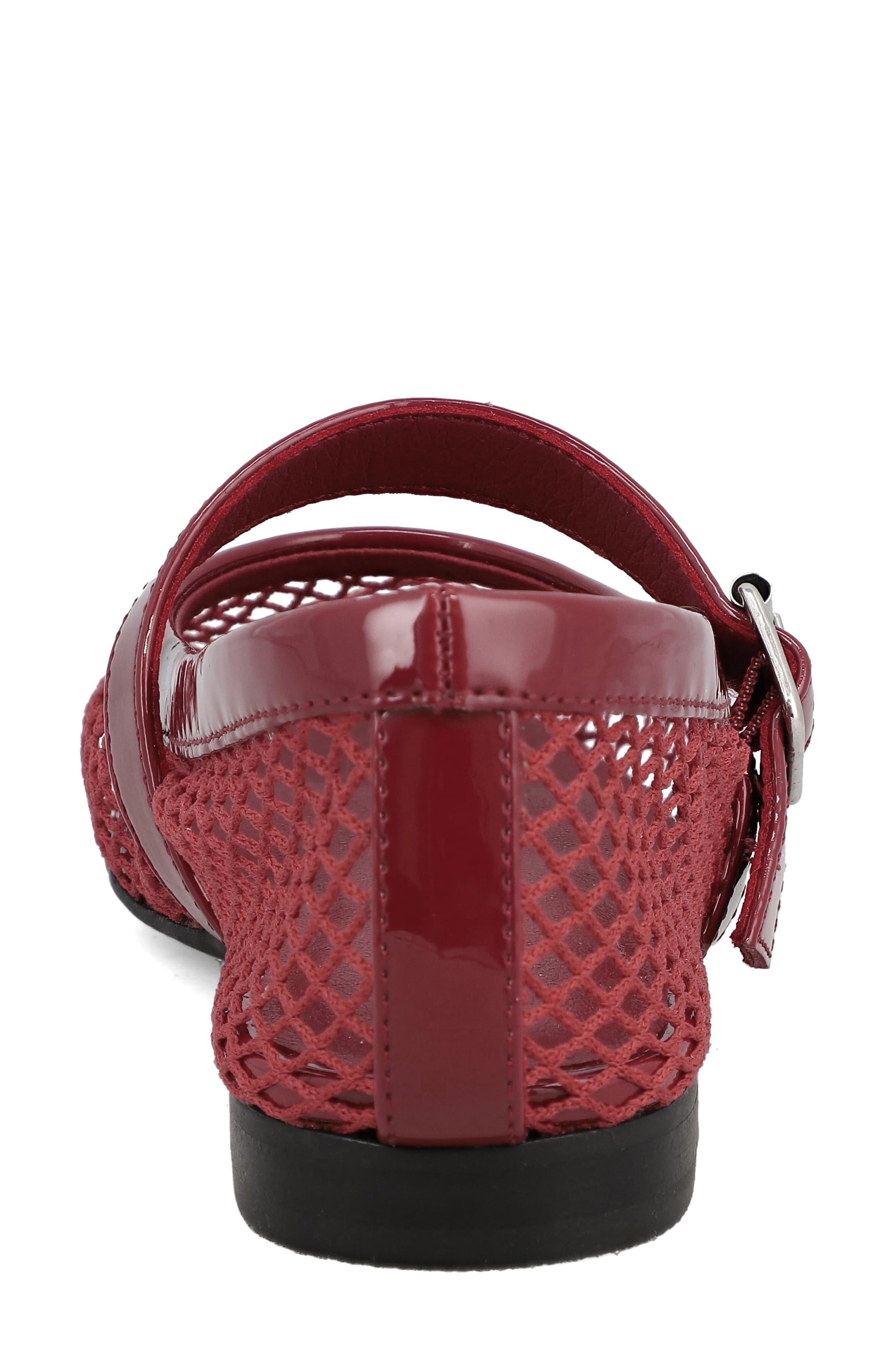 MIA Rayza Woven Mary Jane Flat, Alternate, color, Red