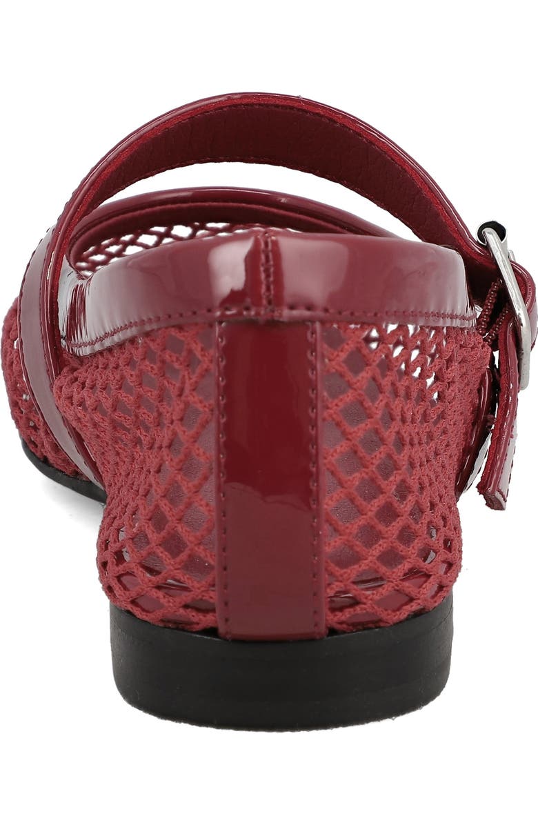 MIA Rayza Woven Mary Jane Flat, Alternate, color, Red