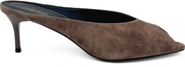 Amie Rafa Audrey II Peeptoe Suede Mule