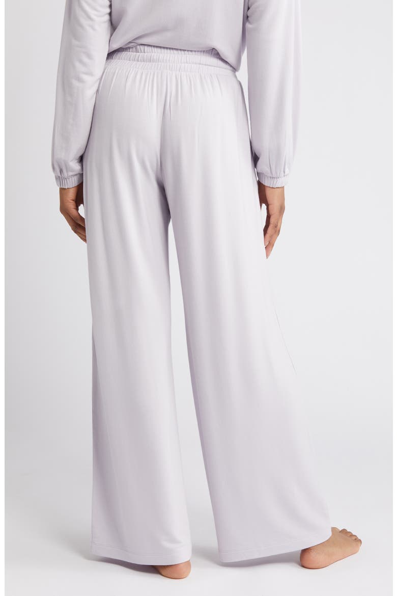 Tie Waist Wide Leg Pants, Alternate, color, PURPLE PUFF