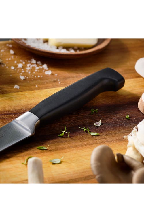 Zwilling Four Star 5-inch Utility Knife In Black