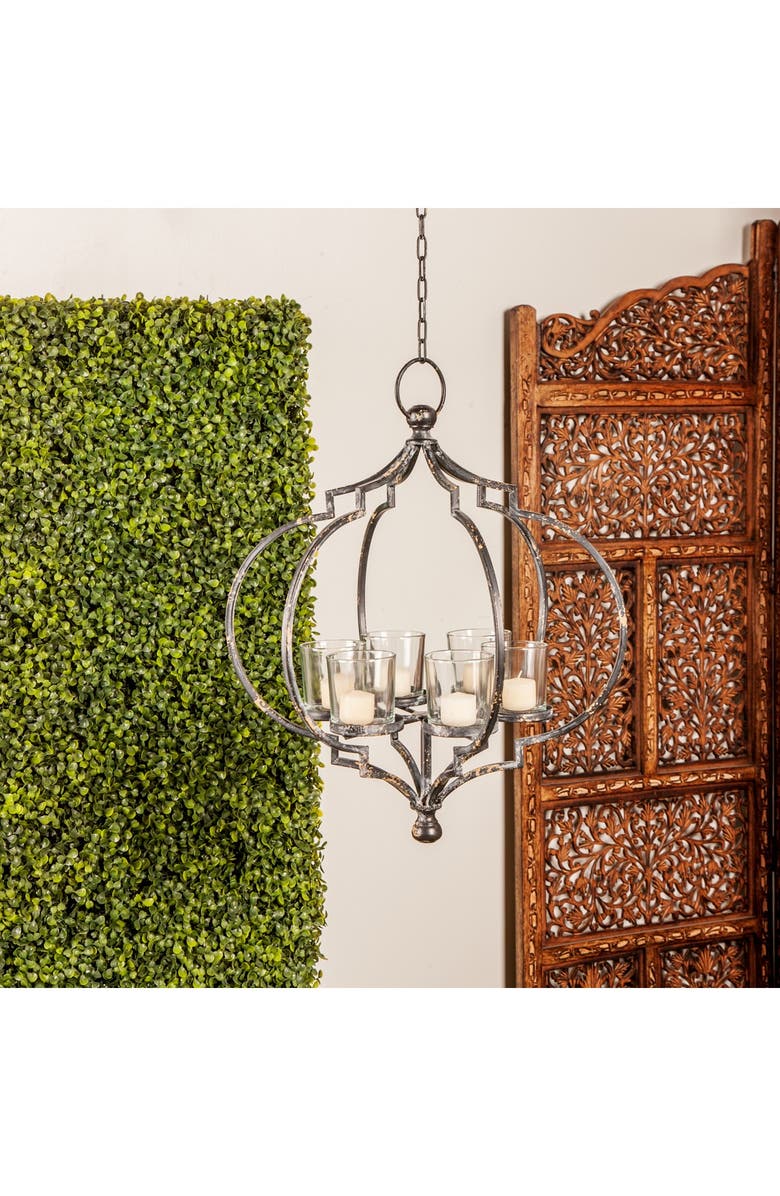 SONOMA SAGE HOME Black Metal Hanging Candelabra, Alternate, color, 