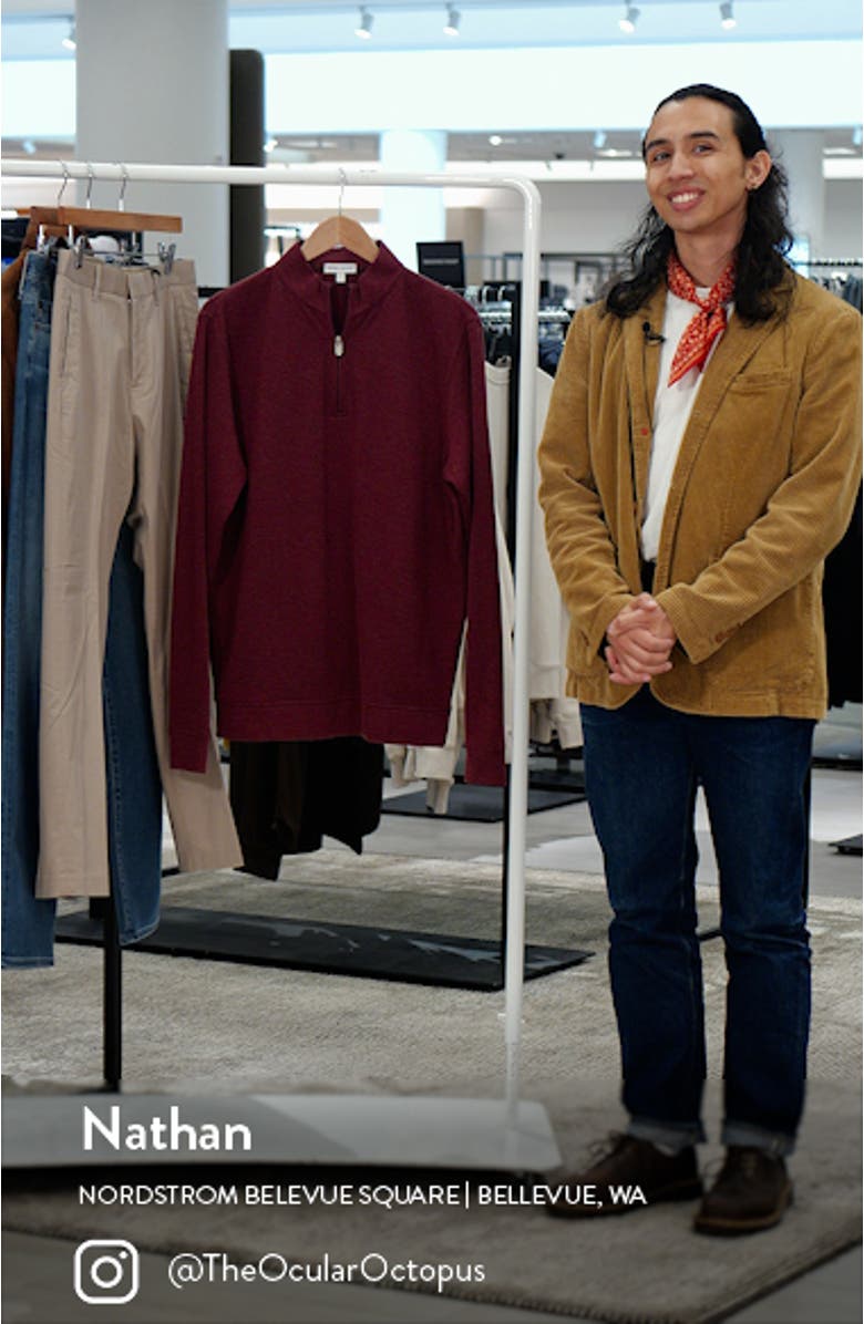 Crown Comfort Piqué Quarter Zip Pullover, sales video thumbnail