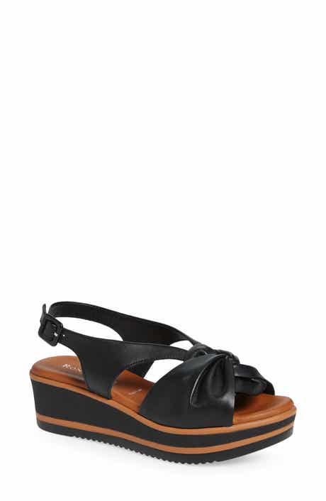 Ron White Prissy Slingback Platform Wedge Sandal