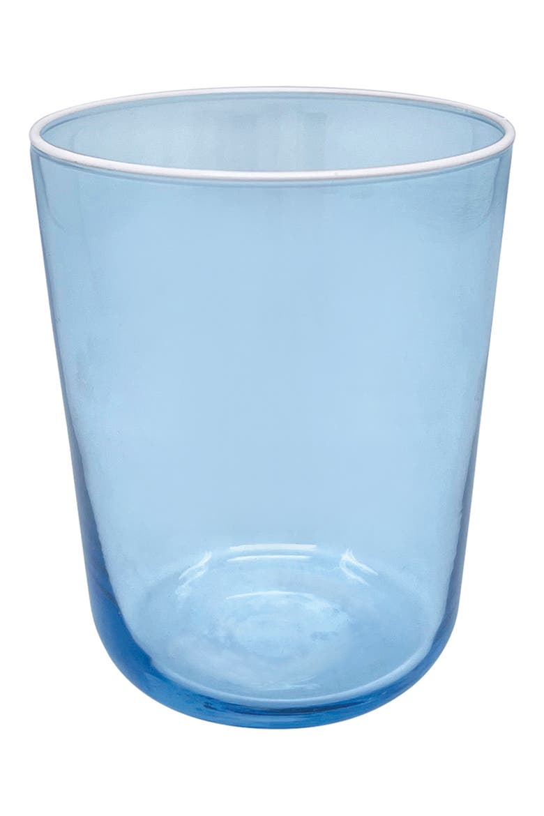 Fine Line Set of 4 Double Old Fashioned Glasses, Main, color, BLUE