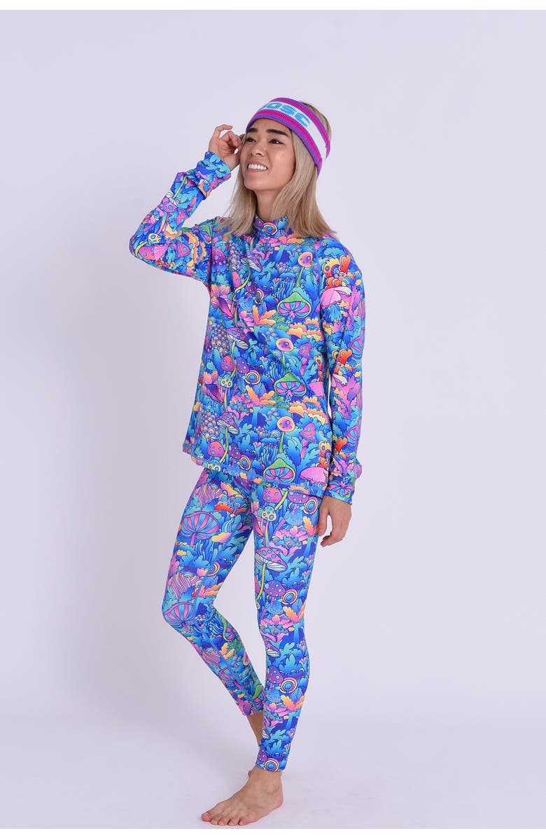 OOSC Baselayer Top - How High?? Women's, Alternate, color, Multi-Colour