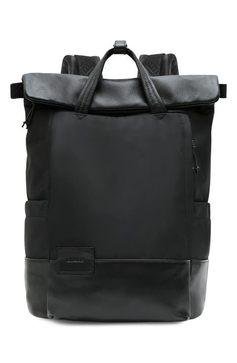 Power Move Leather Laptop Backpack