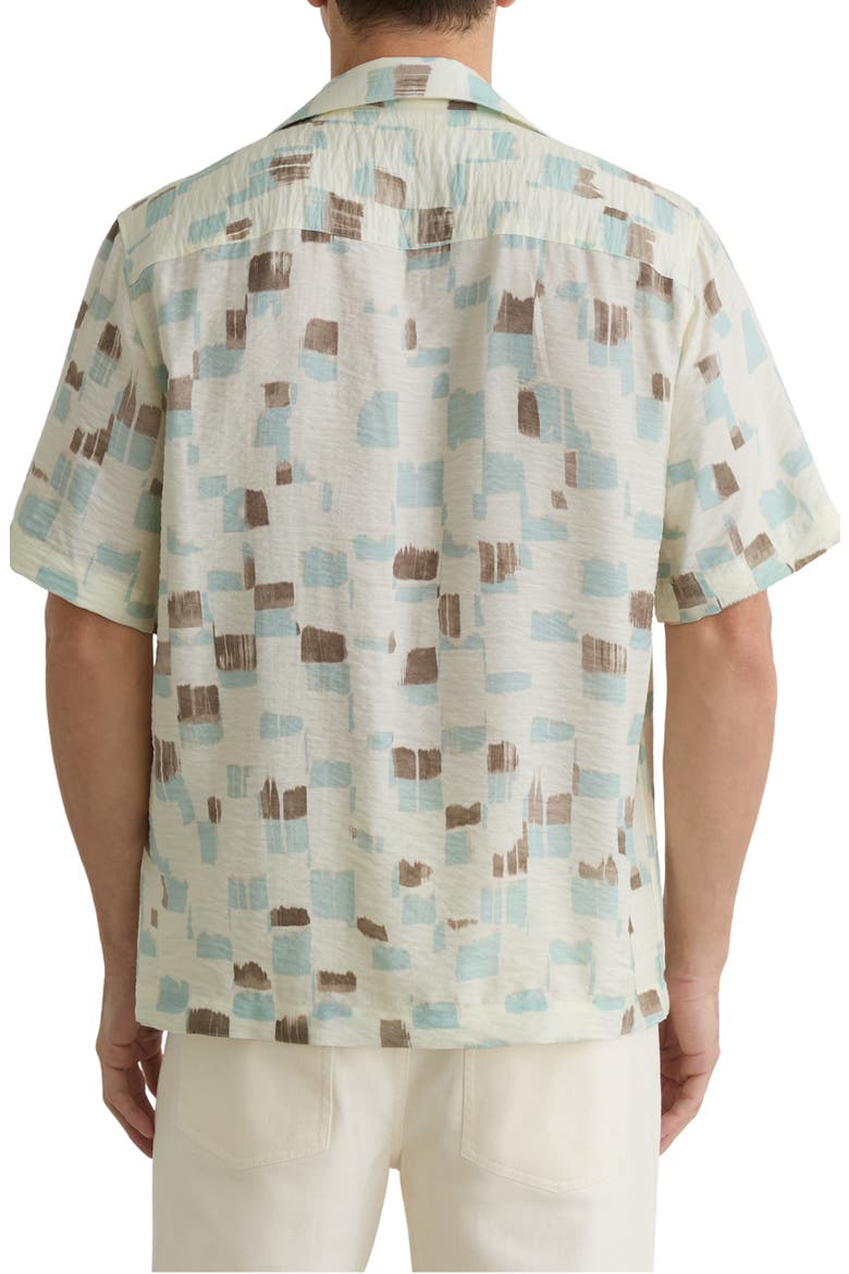 Vespucci Linen Camp Shirt, Alternate, color, OFF WHITE