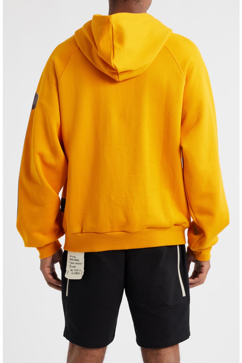 Tuff As Nails Cotton French Terry Graphic Hoodie, Alternate, color, CITRUS