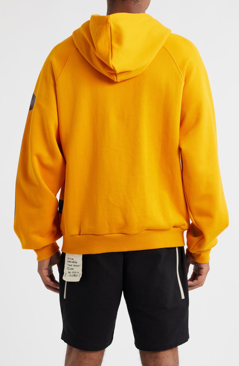 VIC GARCIA WORLD Tuff As Nails Cotton French Terry Graphic Hoodie, Alternate, color, Citrus