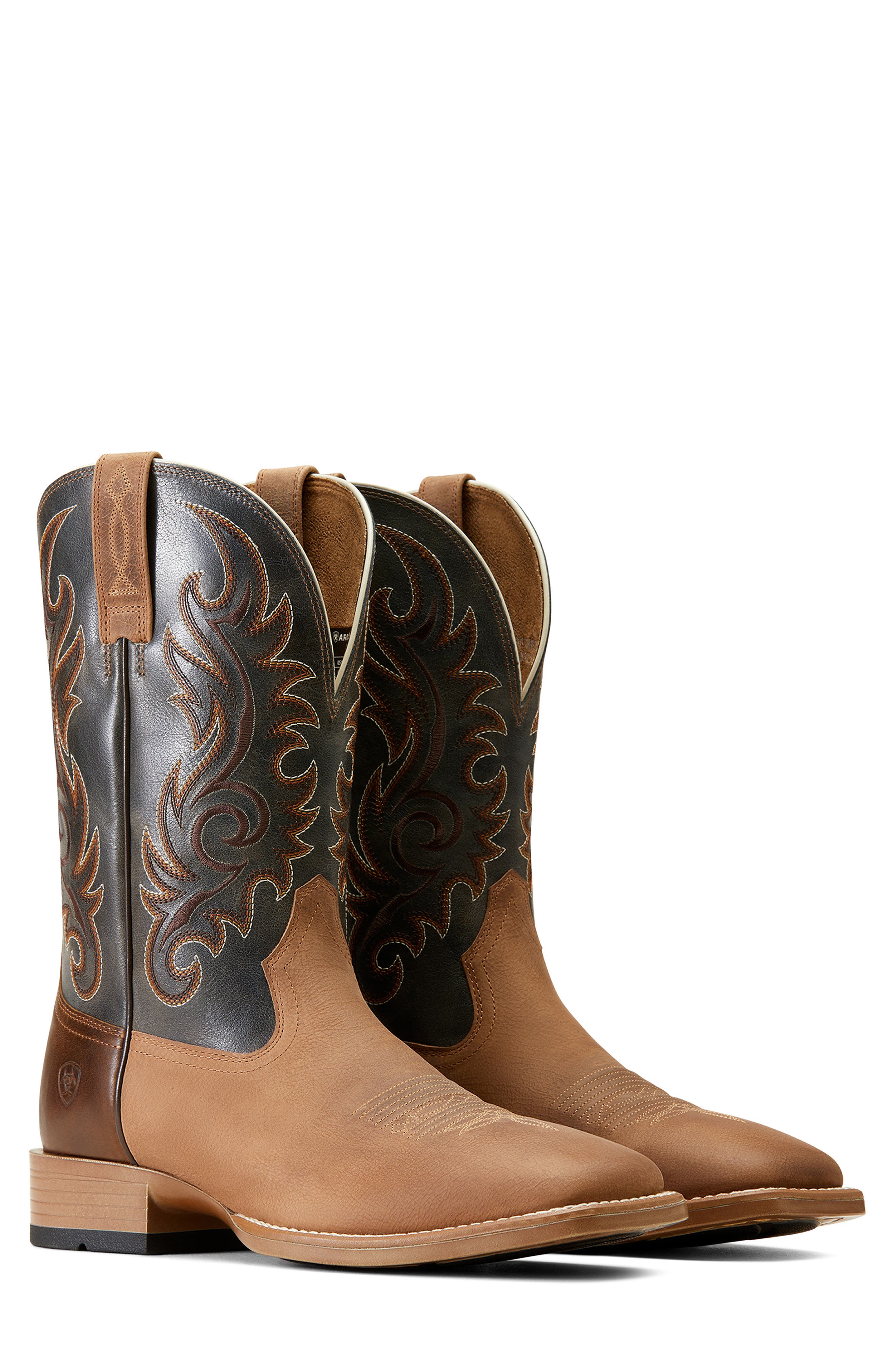 Ariat Lasco Ultra Western Boot, Alternate, color, Light Tan/ Smokey Blue
