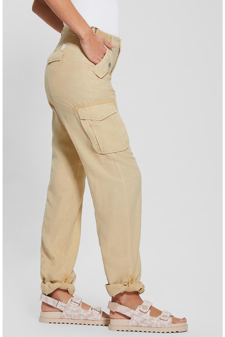Nessi Cargo Pants, Alternate, color, BEIGE