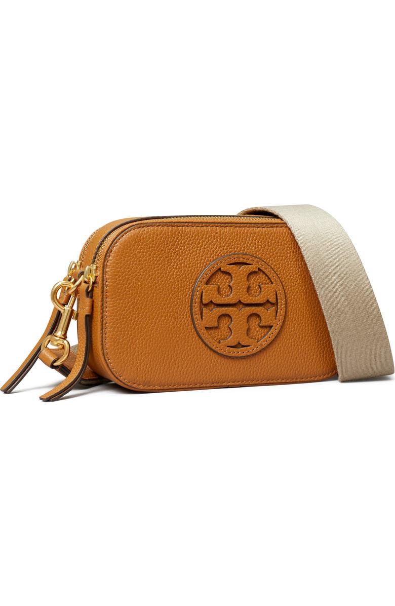 Tory Burch Mini Miller Leather Crossbody Bag, Alternate, color,