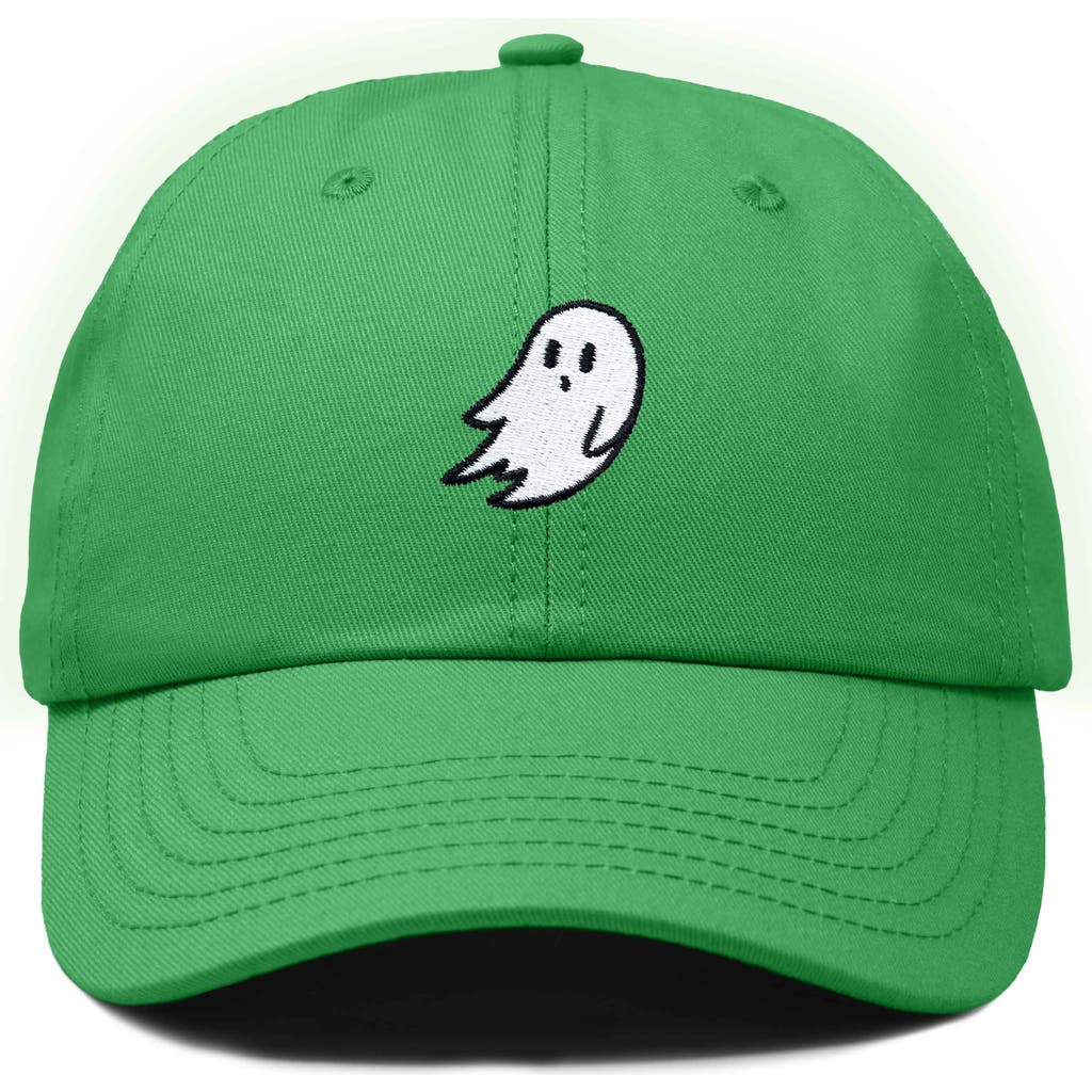 Dalix Ghost Dad Hat In Kelly Green