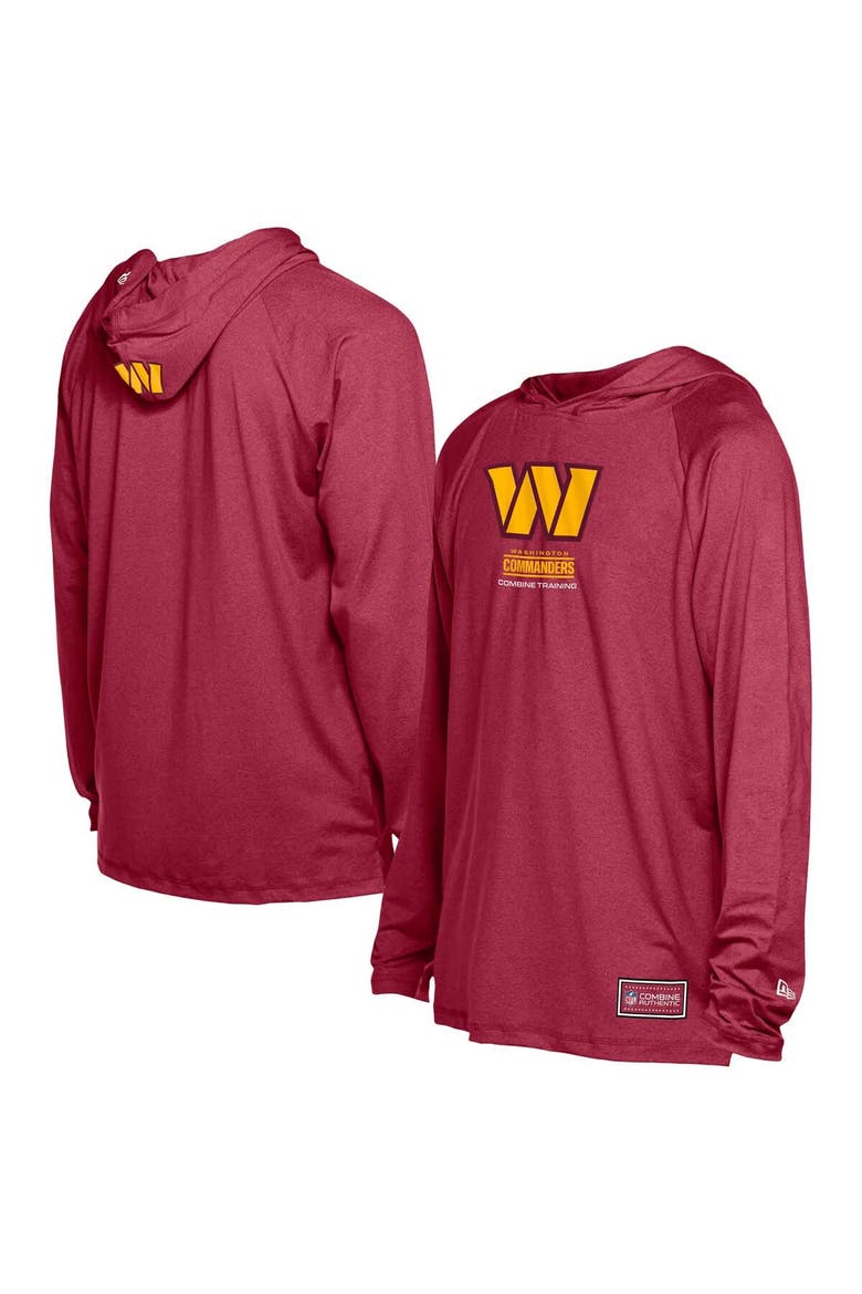 Men's New Era  Burgundy Washington Commanders Functional Fandom Hoodie, Main, color, Burgundy