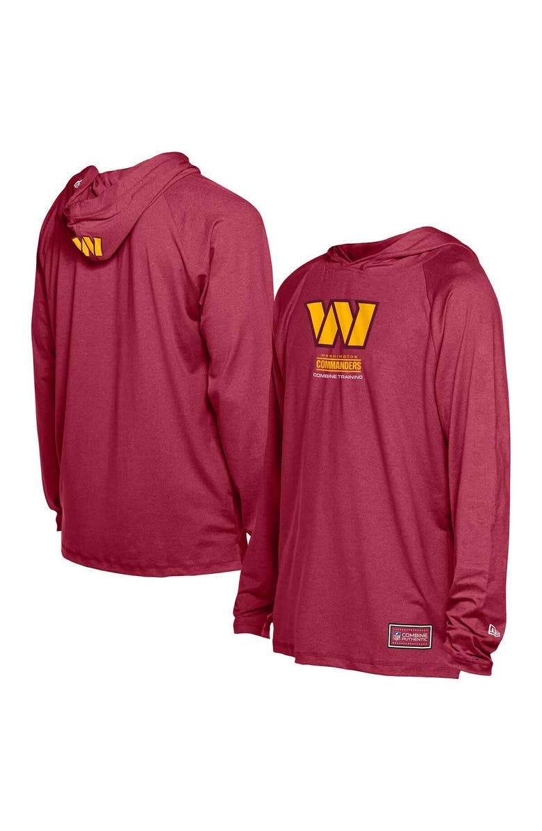 New Era Men's New Era Burgundy Washington Commanders Functional Fandom Hoodie, Main, color, Burgundy