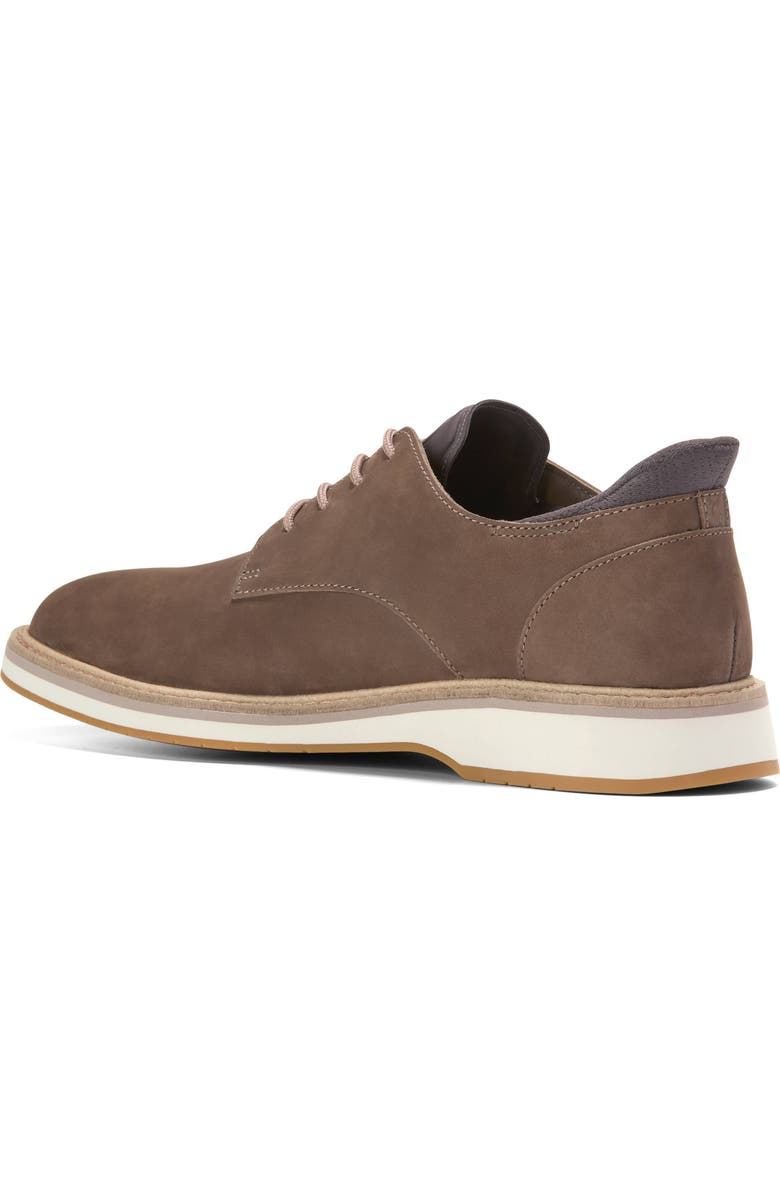 Cole Haan Mansfield Grand Plain Toe Quick-On Oxford, Alternate, color, Truffle Nubuck / Chocolate