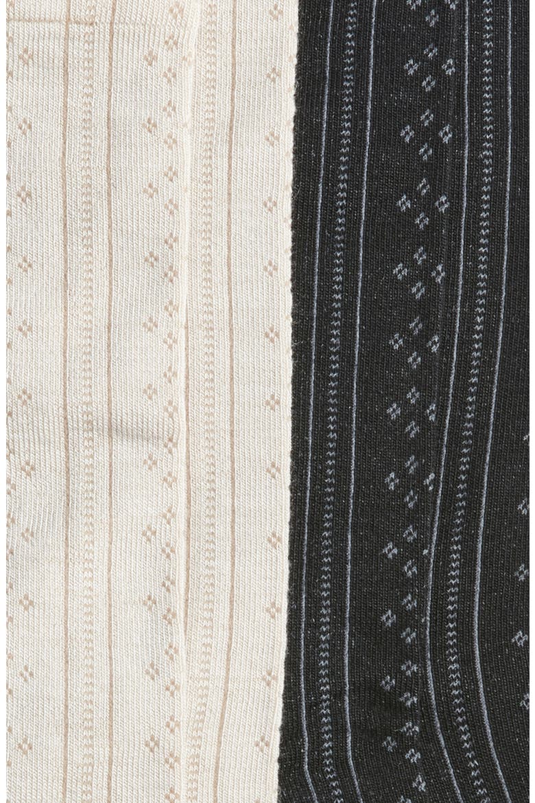 Assorted 2-Pack Pointelle Crew Socks, Alternate, color, WHITE