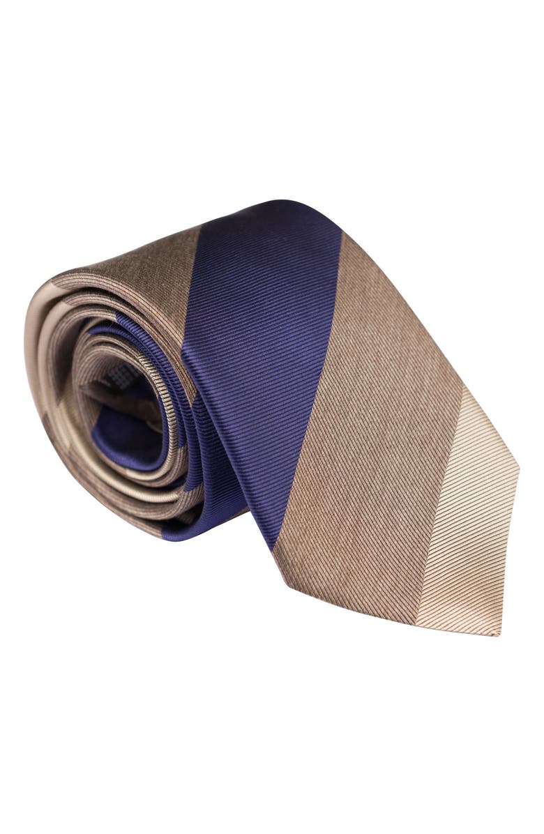 Elizabetta Conero - Extra Long Silk Jacquard Tie for Men, Main, color, 