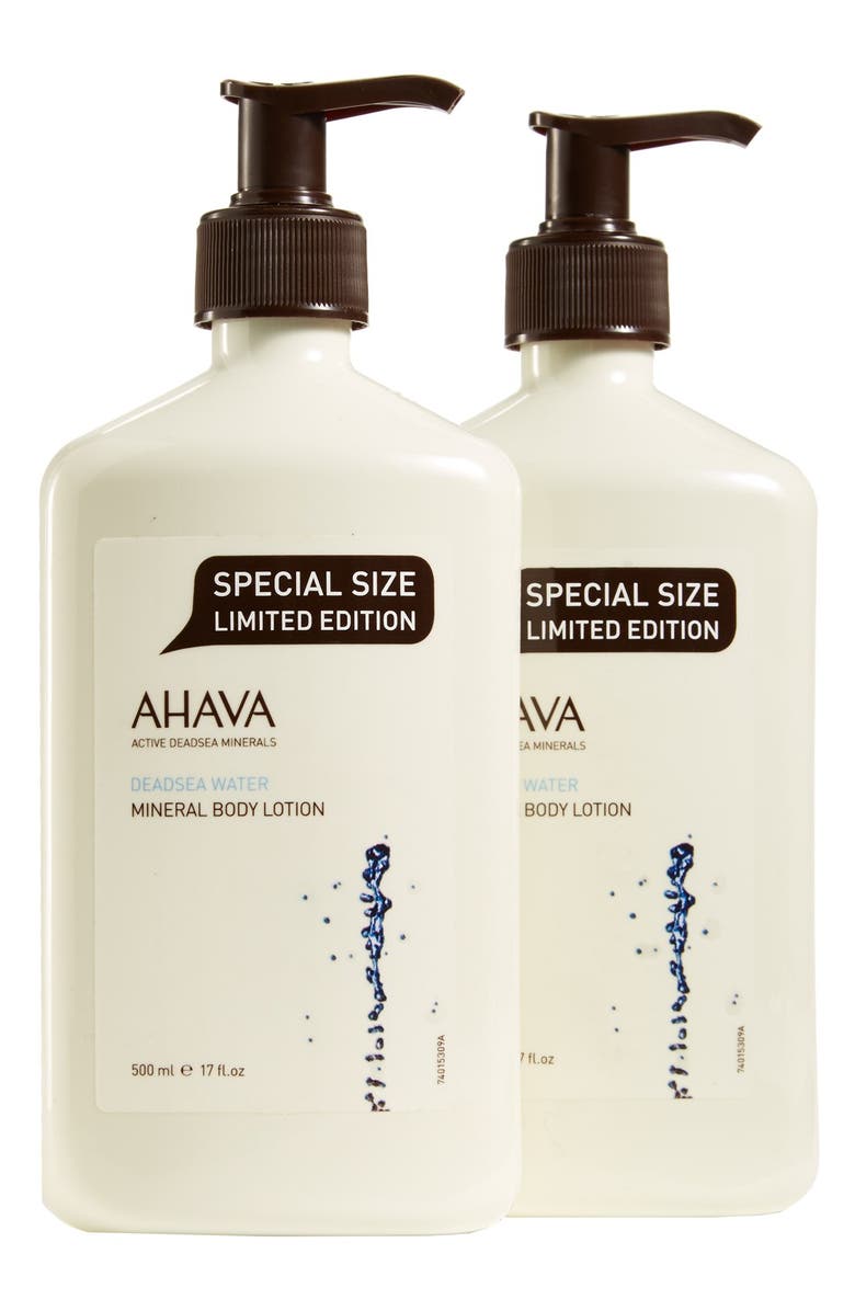 AHAVA Mineral Body Lotion Duo, Main, color, 