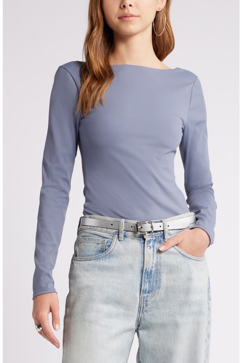 Compact Bodysuit, Main, color, GREY FOLKSTONE
