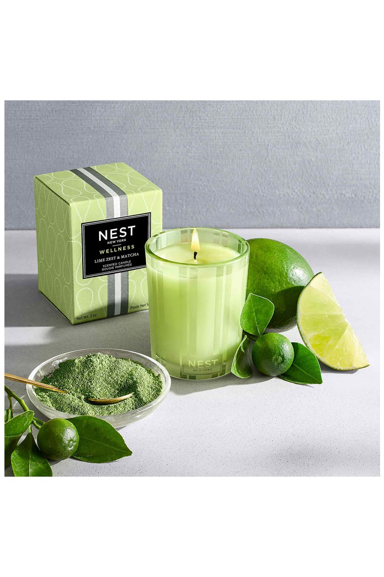 Lime Zest & Matcha Candle, Alternate, color, VOTIVE