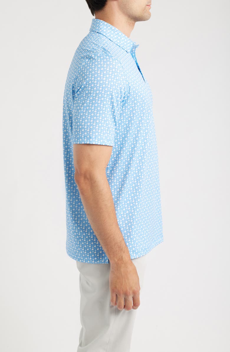 Johnston & Murphy XC+<sup>™</sup> Game Day Performance Polo, Alternate, color, Light Blue