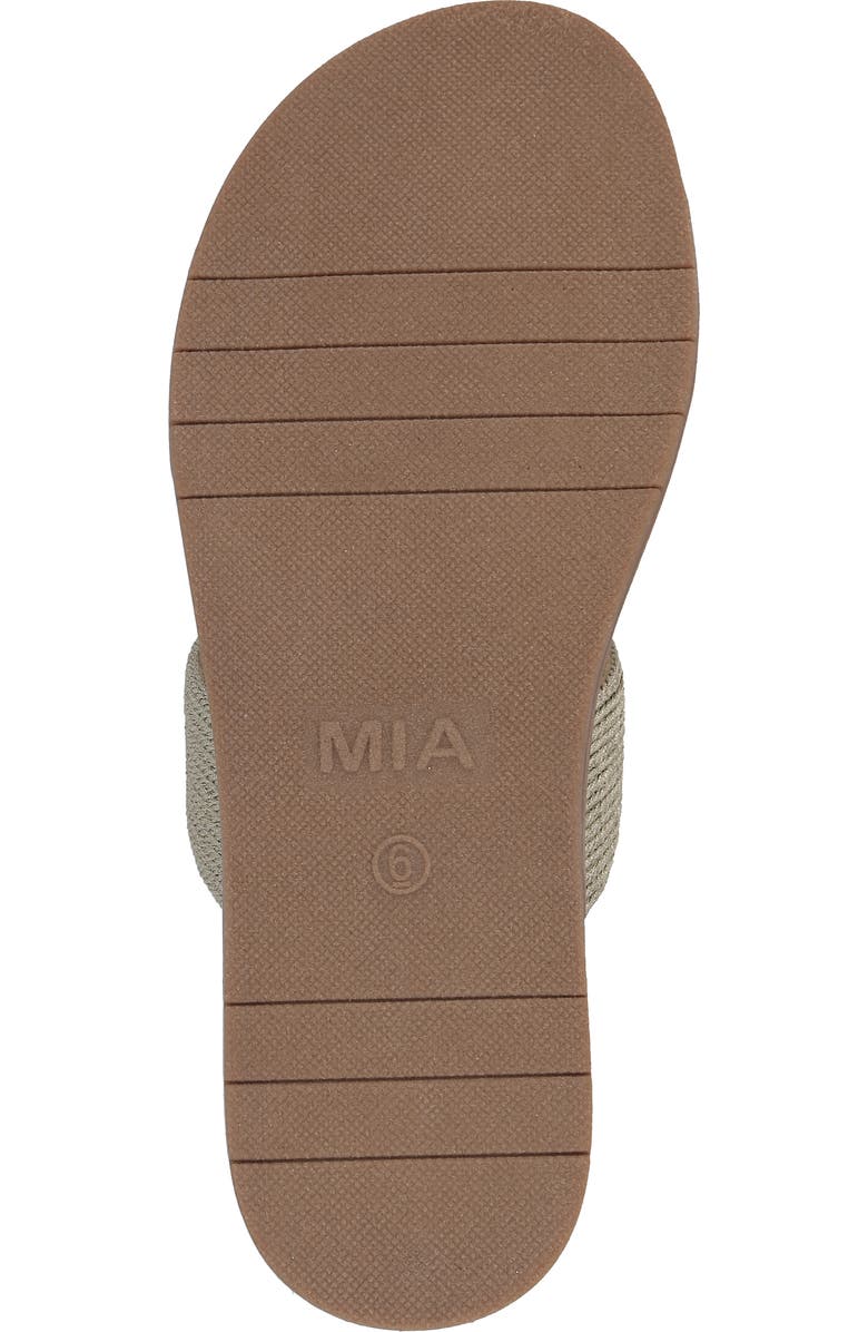 MIA Yelena Wedge Slide Sandal, Alternate, color, Gold
