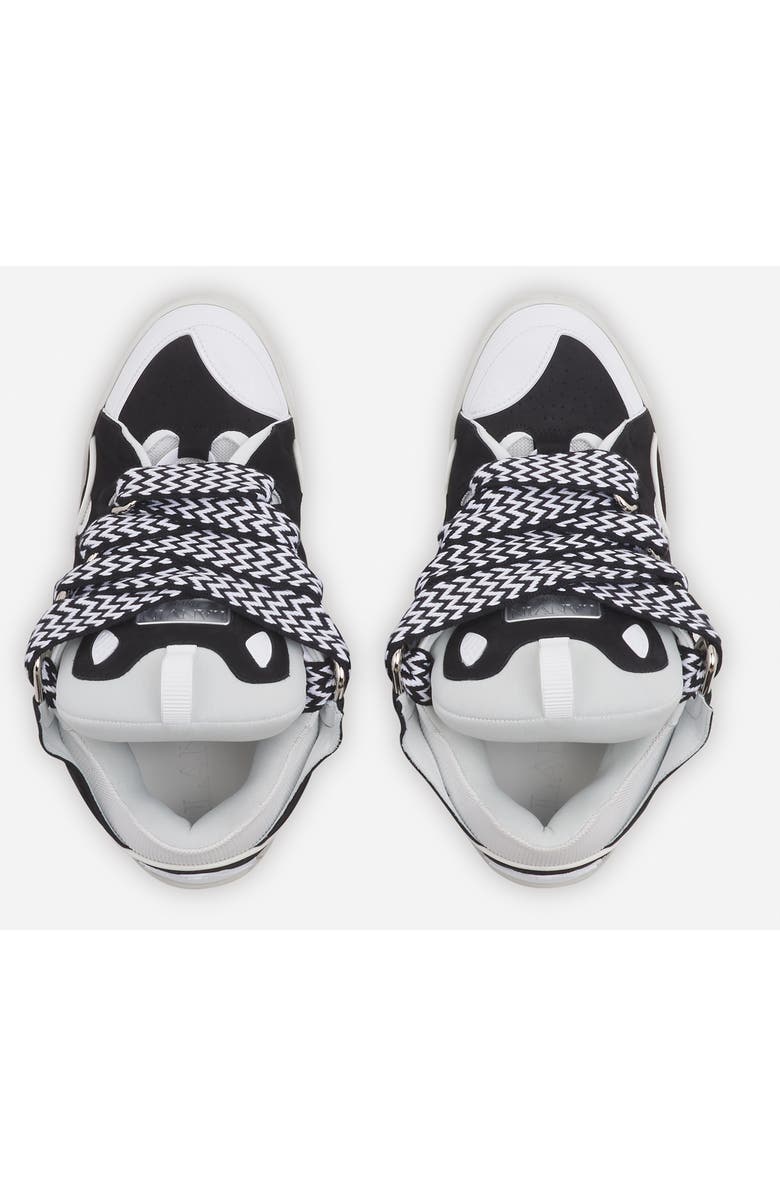 Lanvin LEATHER CURB SNEAKERS, Alternate, color,