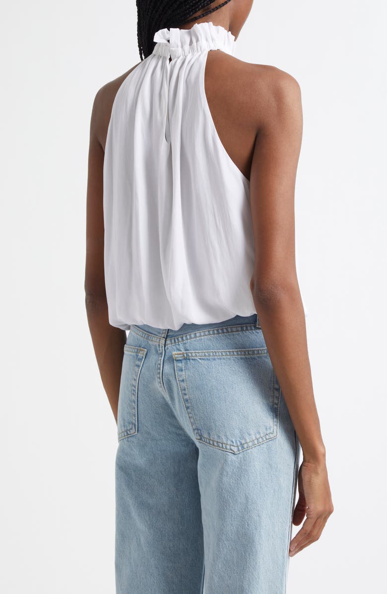 Ramy Brook Rowan Ruffle Collar Sleeveless Top, Alternate, color, Ivory