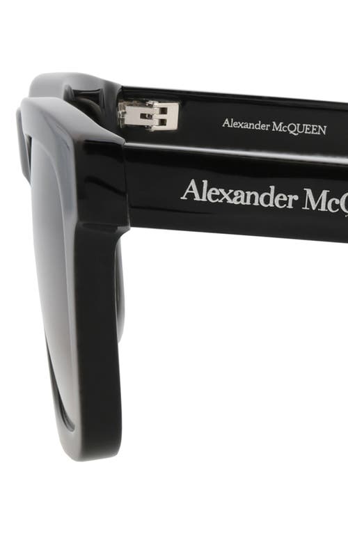 Alexander Mcqueen Mcqueen 54mm Square Sunglasses In Black