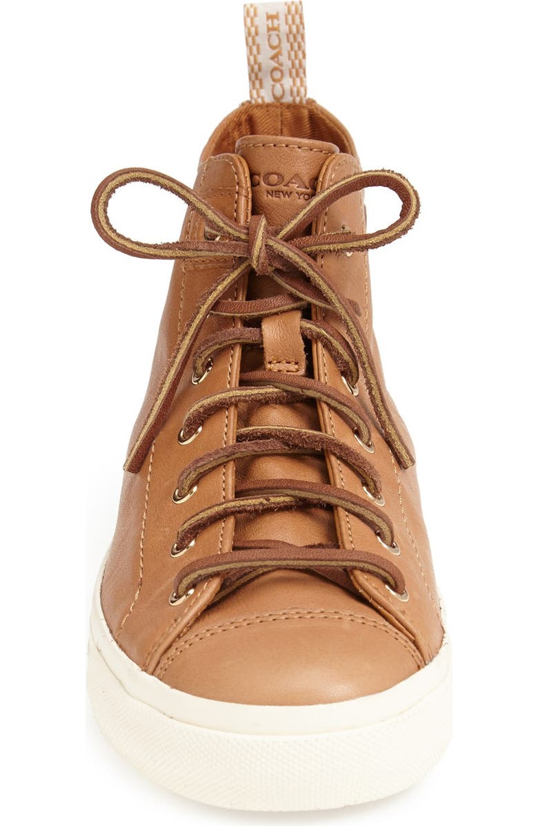 COACH 'Brenna' Leather Sneaker, Alternate, color,