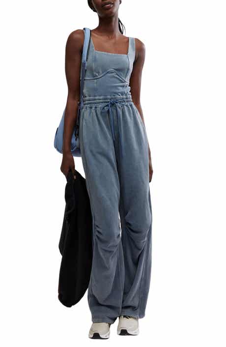 Free People FP Movement Inbound Stretch Cotton Jumpsuit