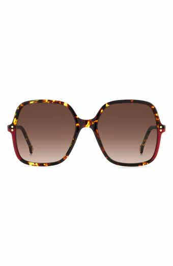 Carolina Herrera 56mm Butterfly Sunglasses