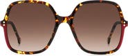 Carolina Herrera 56mm Butterfly Sunglasses
