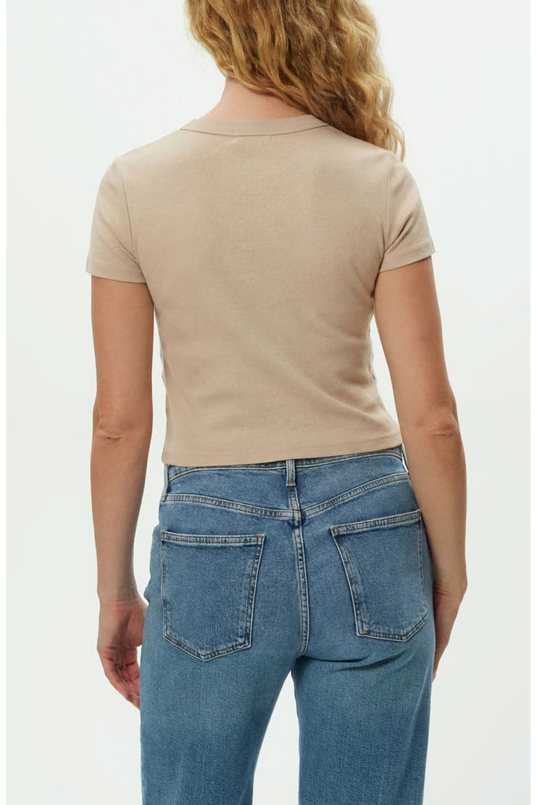 Mimi Crop T-Shirt, Alternate, color, MACADAMIA