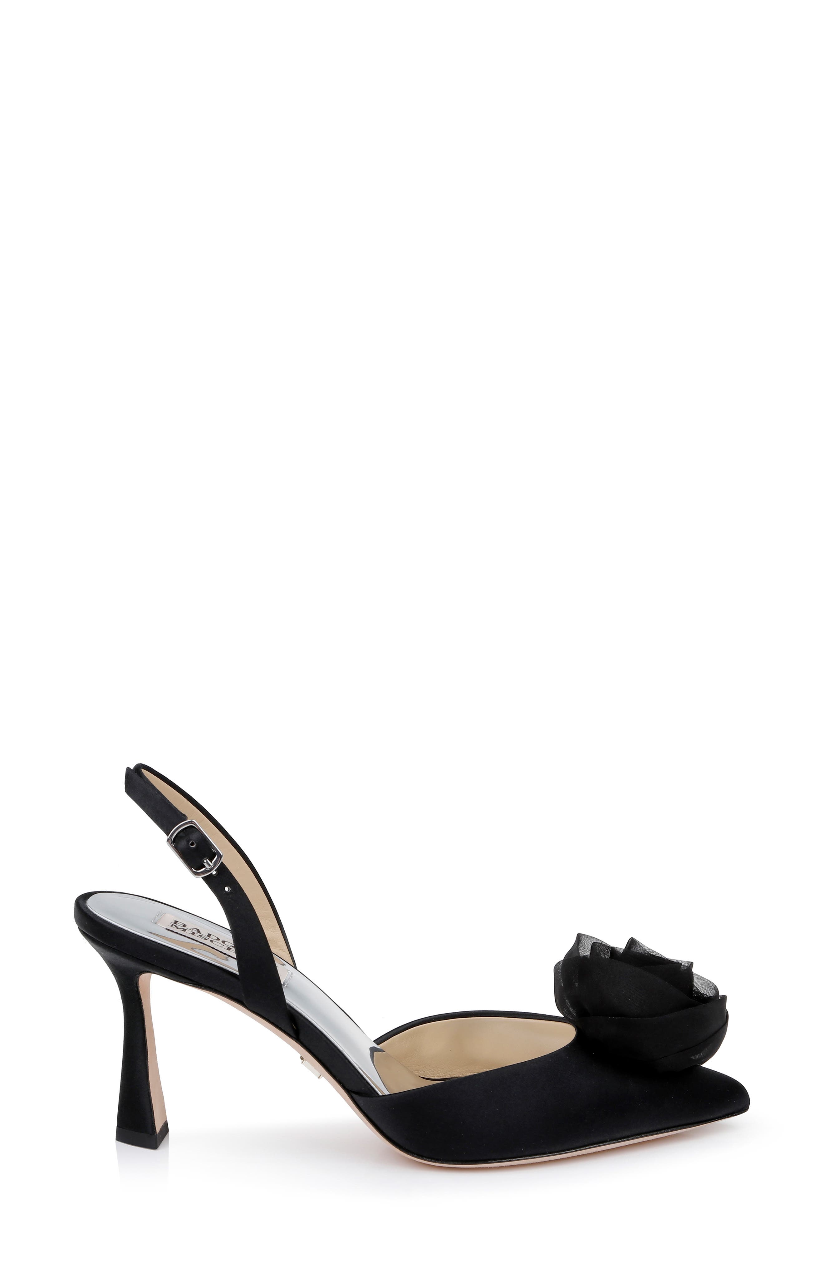 Badgley Mischka Collection Carlise Rose Pinted Toe Pump, Alternate, color, 