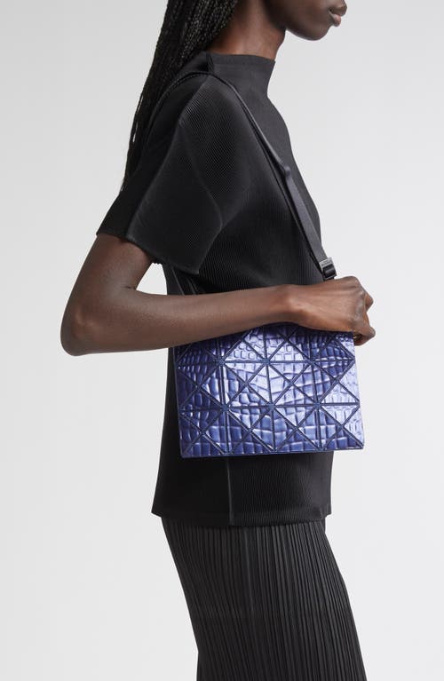 Bao Bao Issey Miyake Meta Kaiju Metallic Crossbody Bag In Purple