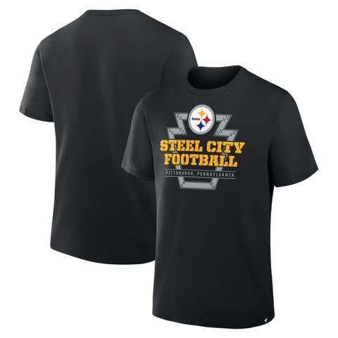 Men's Fanatics Black Pittsburgh Steelers Hometown True Favorite T-Shirt