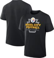 FANATICS Men's Fanatics Black Pittsburgh Steelers Hometown True Favorite T-Shirt