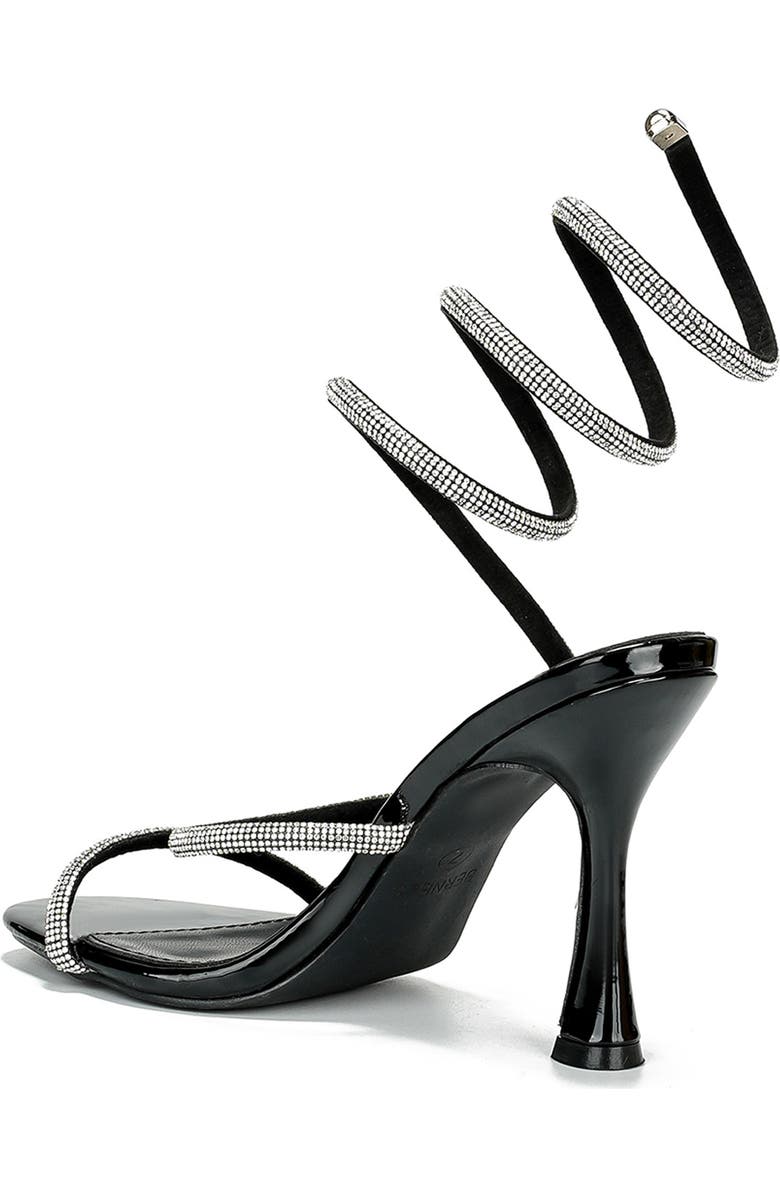 BERNESS Alexandra Ankle Wrap Sandal, Alternate, color, Black